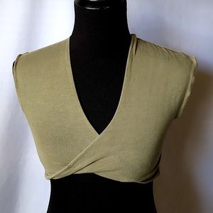 Melodia Designs Crop Wrap Top